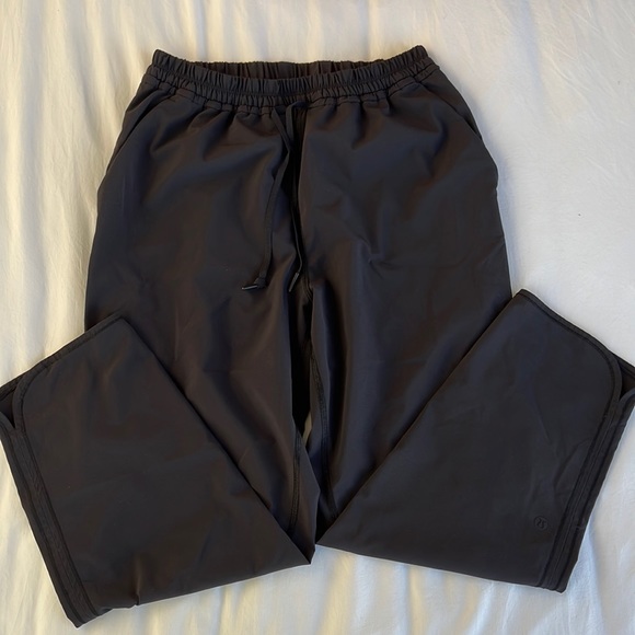 Lululemon Black Track Pants with Stretchy Waistband - Picture 1 of 6